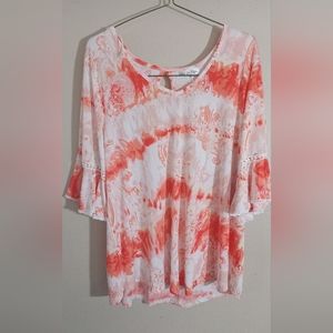 Stem & Vine Orange Blouse